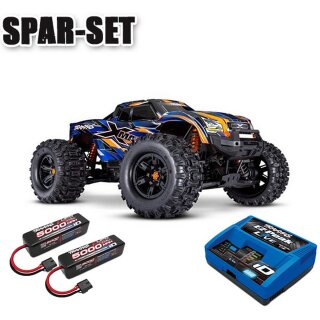 Traxxas 77096-4 X-Maxx 1:7 8S RTR TSM 8S VXL Belted Tires - 8S Starter-Set orange
