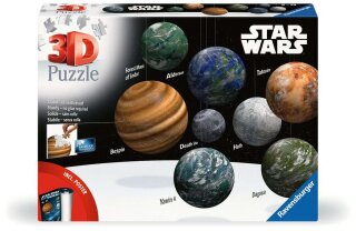 Ravensburger 11577 Himmelskörper der Star Wars Galaxie 3D Puzzle Ball 531 Teile