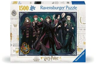 Ravensburger 01222 Gryffindor vs. Slytherin Puzzle 1500 Teile