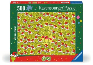 Ravensburger 01224 Merry Grinchmas Challenge Puzzle 500 Teile