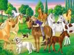 Ravensburger 04009 Lissy und Arcado auf der Koppel Puzzle 300 XXL Teile