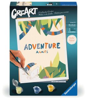 Ravensburger 23904 Hallo Neues Abenteuer Malen nach Zahlen