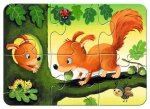 Ravensburger 00854 Kleine Tierfamilien Puzzle 2, 4, 6, 8 Teile
