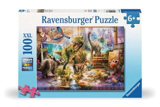 Ravensburger 00863 Dinos im Kinderzimmer Puzzle 100 XXL Teile