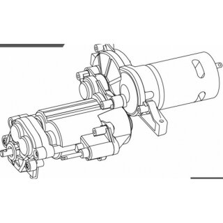 FM-Electrics FM101_003 Ersatz Getriebe für Landrover Crawler FM101 & FM102