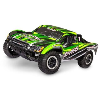 Traxxas 58234-8 Slash 1:10 2WD SC RTR Brushed clipless inkl. Akku + Lader -grün
