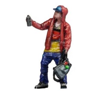 NOCH 10601 Einzelfigur Graffiti-Sprayer Spurweite H0