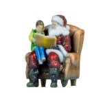 NOCH 10702 Einzelfigur Weihnachtsmann und Junge H0