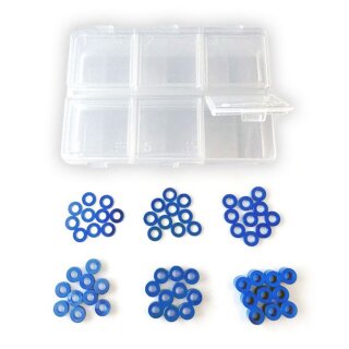 H-Speed HSPX062 Alu Unterlegscheiben Set blau (60)