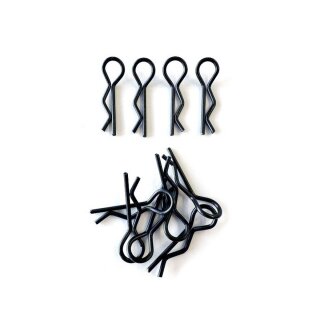 H-Speed HSPX059 Karosseriesplinte 1:8 schwarz 5x links, 5x rechts