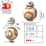 Ravensburger 11578 Star Wars BB-8 3D Puzzle-Ball  - Teileanzahl 99