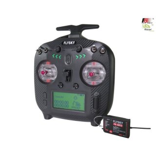 FlySky 41007 FS-ST8 Sender 12 Kanal Computer-Fernsteuerung mit 1 12K-Empfänger