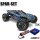 Traxxas 67376-4 Rustler 1:10 Truck RTR brushless - 3S LiPo-Akku Starter Set blau