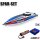 Traxxas 106064-4 Disruptor 26-Zoll V-Rumpf Rennboot - 3S LiPo Start-Set - blau