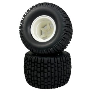 Absima 2500028 1:10 Räderset "Monster Block Balloon Wheels" weiß (2)