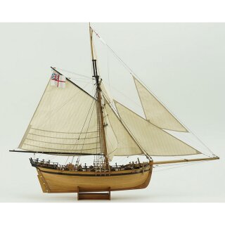 Krick 24619 1:72 HMS Rattlesnake 1776 Laser-Holzbausatz