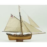 Krick 24619 1:72 HMS Rattlesnake 1776 Laser-Holzbausatz