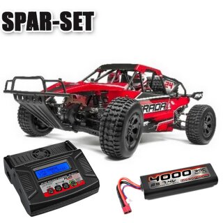 Maverick MV12628 Strada DT 4WD RTR 1:10 BL Wüsten-Truck - Akku/Lader Spar Set