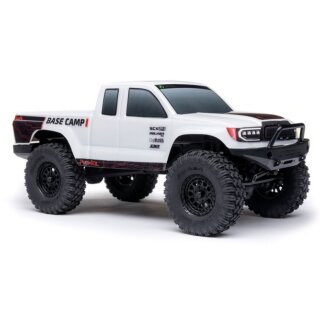 Axial AXI-1219T1 1:24 SCX24 BaseCamp 4WD RockCrawler Brushed RTR Akku/Lader Weiß