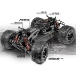 HPI 120093 SAVAGE XS Flux Chevrolet EL Camino SS - 2S-LiPo + Lader Power-Set