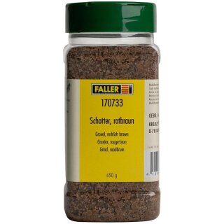 Faller 170733 Schotter, rotbraun, 650g