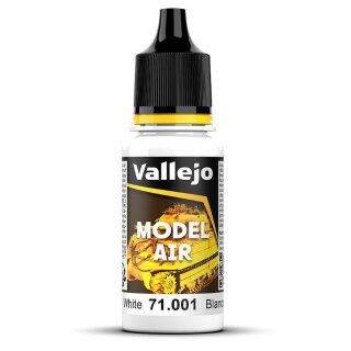 Vallejo 771001 Model Air - Weiß, 18 ml für Airbrush