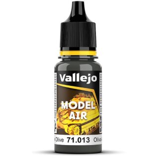 Vallejo 771013 Model Air - Oliv Gelbgrün, 18 ml für Airbrush