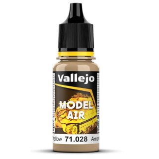 Vallejo 771028 Model Air - Sandgelb, 18 ml für Airbrush