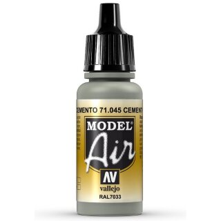Vallejo 771045 Model Air - Zementgrau, 17 ml für Airbrush