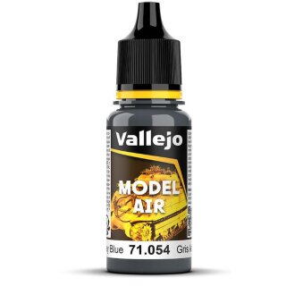 Vallejo 771054 Model Air - Graublau, dunkel, 18 ml für Airbrush