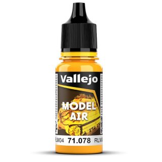 Vallejo 771078 Model Air - Goldgelb, 18 ml für Airbrush