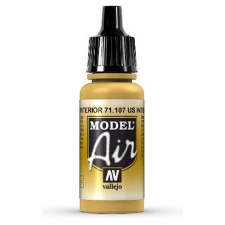 Vallejo 771107 Model Air - US Innengelb, 17 ml für Airbrush