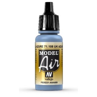 Vallejo 771108 Model Air - UK Azur, 17 ml für Airbrush