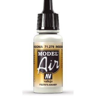 Vallejo 771279 Model Air - Insignien-Weiss, 17 ml für Airbrush