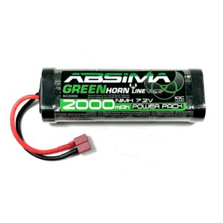 Absima 4100006 Greenhorn Vol.2 NiMH 7.2V 2000mAh 10C (T-Plug)