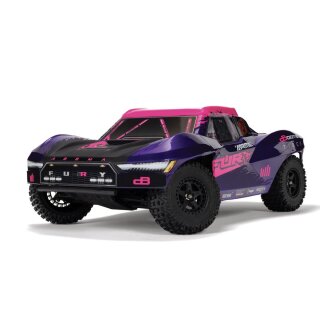 Arrma ARA3521T3 1:10 FURY 223S BLX Brushless 2WD Short Course Truck RTR Lila