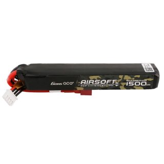 GensAce LiPo 3S 11,1V 1500mAh 25C mit T-Plug für Airsoft-Pistolen