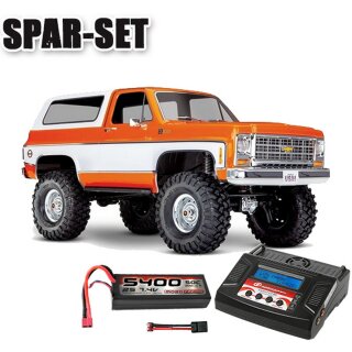 Traxxas 82276-4 TRX-4 Chevy Blazer 1979 Crawler Clipless orange - Starter Set