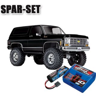 Traxxas 82276-4 TRX-4 Chevy Blazer 1979 Crawler Clipless schwarz - ID Starter Set