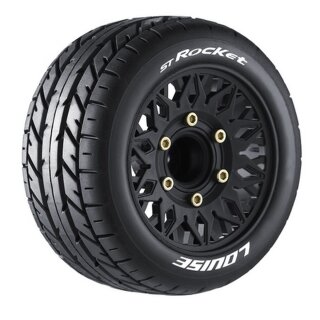 LOUISE LOUT3208SX ST-HUMMER 1:10 soft 2.8 Felge schwarz (2) Hex 12mm,14,17mm