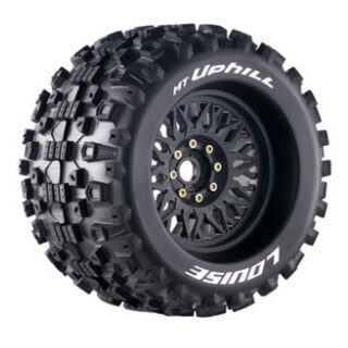 LOUISE LOUT3219X MT-UPHILL 1:8 sport 3.8 Felge schwarz (2) Offset Hex 17mm