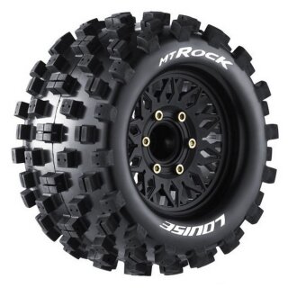 LOUISE LOUT3275SX MT-ROCK 1:10 soft 2.8 Felge schwarz (2) Hex 12mm,14,17mm