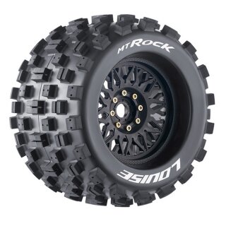 LOUISE LOUT3277X MT-ROCK 1:8 sport 3.8 Felge schwarz (2) Offset Hex 17mm