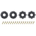 LOUISE LOUT3321X MT-PIONEER MFT 1:8 sport 3.8 Felge schwarz (2) Hex 17mm