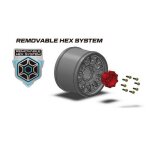 LOUISE LOUT3323X MT-CYCLONE MFT 1:8 sport 3.8 Felge schwarz (2) Hex 17mm