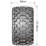 LOUISE LOUT3326X ST-UPHILL MFT 1:8 sport 3.8 Felge schwarz (2) Hex 17mm