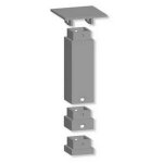 NOCH 53940 Easy-Track Pfeiler-Set unten Spur H0 TT N