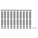 NOCH 53942 Easy-Track Pfeiler-Set oben Spur H0 TT N