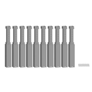 NOCH 53943 Easy-Track Pfeiler-Set höhenverstellbar Spur H0 TT N