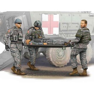 Trumpeter 00430 Modern U.S. Army-Stretcher Ambulance Team 1:35